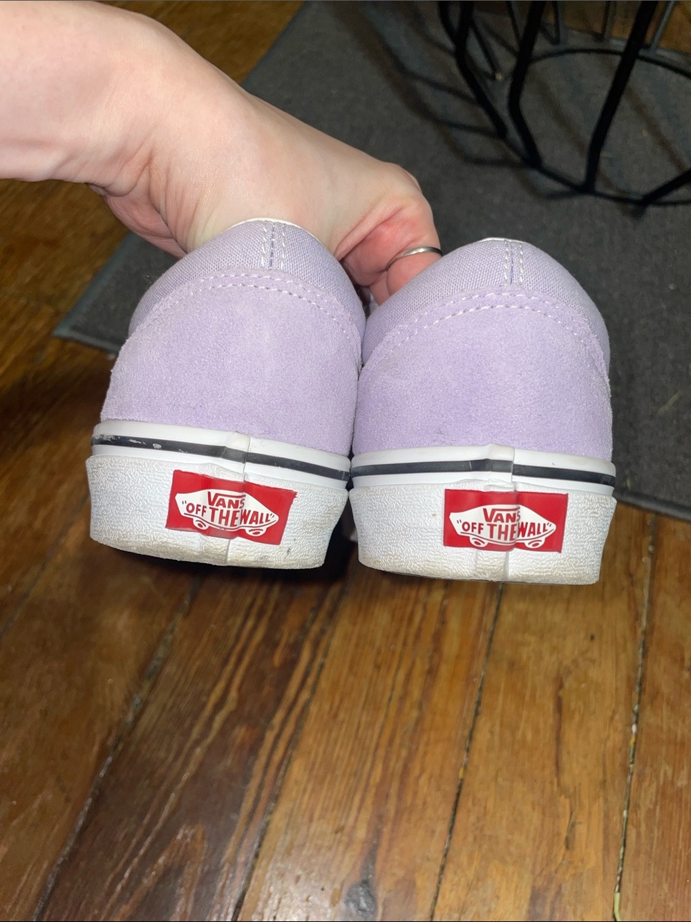 Vans Women’s Light Purple Old Skool Sneakers - Picture 4 of 5
